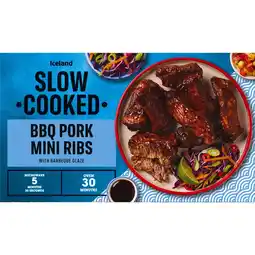 Iceland Iceland bbq pork mini ribs 385g offer