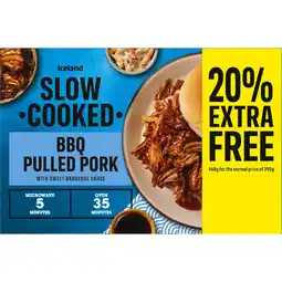 Iceland Iceland barbeque pulled pork 390g offer