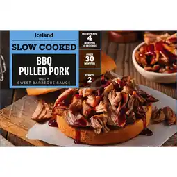 Iceland Iceland barbeque pulled pork 390g offer