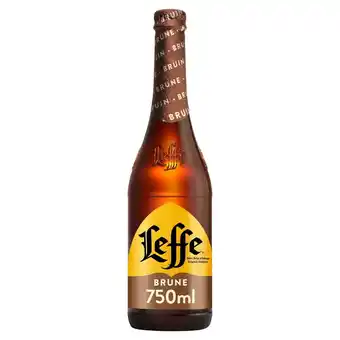 Morrisons Leffe brune abbey beer bottle offer