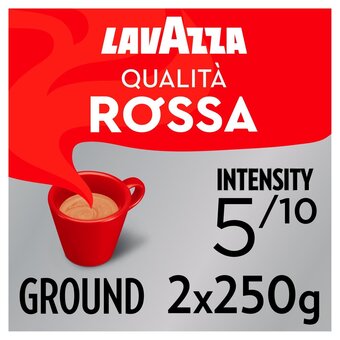 Morrisons Lavazza qualita rossa ground coffee offer