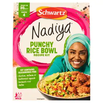 Asda Schwartz nadiya punchy rice bowl recipe kit 65g offer