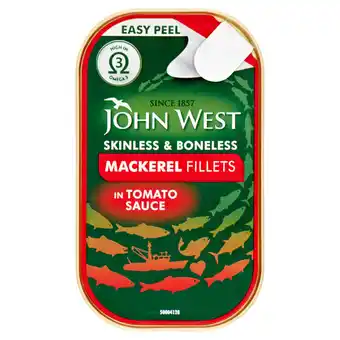 Asda John west mackerel fillets in tomato sauce offer