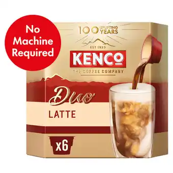 Asda Kenco duo latte instant coffee  offer