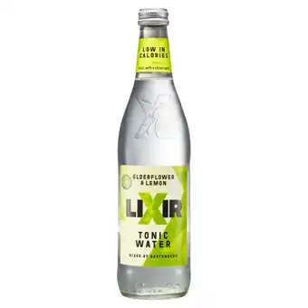 Asda Lixir elderflower & lemon tonic water offer