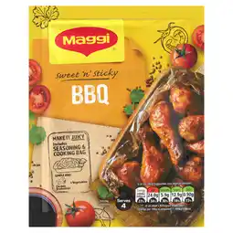 Asda Maggi so juicy sweet and sticky bbq chicken herbs and spices recipe mix offer