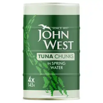 Asda John west tuna chunks in spring water offer