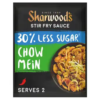 Asda Sharwood's 30% less sugar chow mein stir fry sauce offer