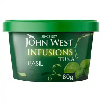 Asda John west infusions no drain tuna & basil offer