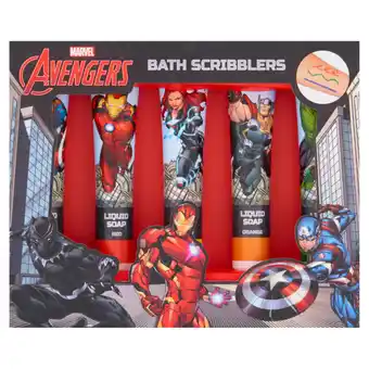 Asda Marvel avengers bath scribblers liquid soap 5 x 20ml offer