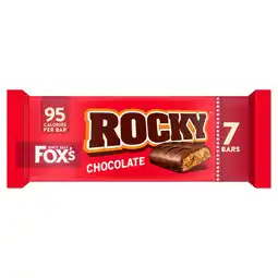 Tesco Fox's rocky chocolate biscuit bar 7 pack 133g offer