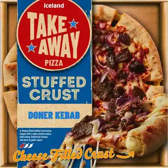 Iceland Iceland stuffed crust doner kebab pizza 485g offer