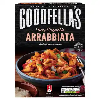 Iceland Goodfella's fiery vegetable arrabbiata 400g offer