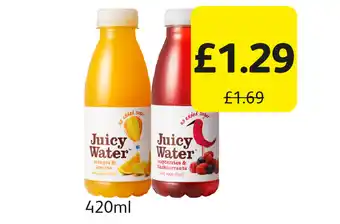 Juicy water oranges & lemons, raspberries & blackcurrants