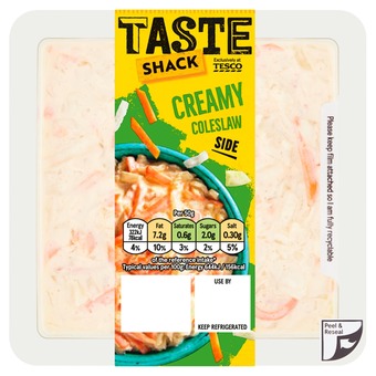 Tesco Taste shack - creamy coleslaw 500g offer