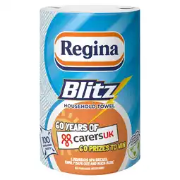 Tesco Regina blitz kitchen roll 100 supersized sheets 1 roll offer
