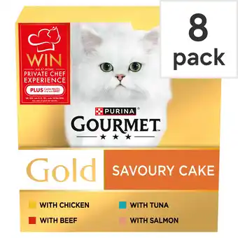 Tesco Gourmet gold savoury cake mixed 8x85g offer