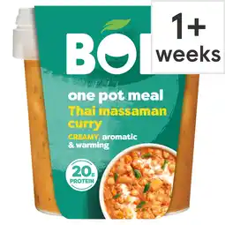 Tesco Bol thai massaman curry one pot meal 450g offer