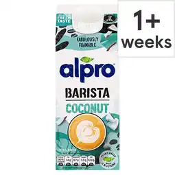 Tesco Alpro barista coconut chilled drink 750ml offer