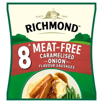 Asda Richmond 8 caramelised onion flavour sausages 304g offer