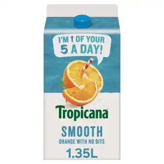 Asda Tropicana pure smooth orange fruit juice offer