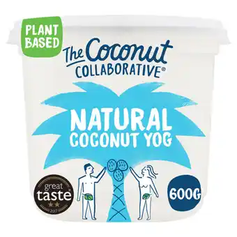 Asda The coconut collaborative dairy free natural coconut yog 600g offer