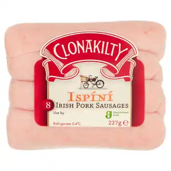 Asda Clonakilty 8 traditional irish pork sausages offer