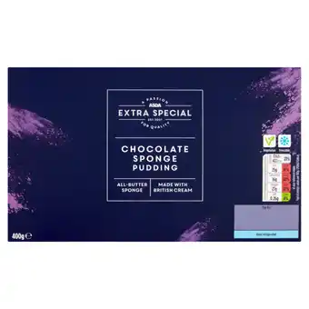 Asda extra special chocolate sponge pudding