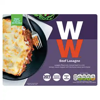Asda Weight watchers from heinz beef lasagne frozen ready meal offer