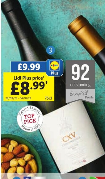 Lidl CXV PREMIUM WHITE BLEND, 2021 offer