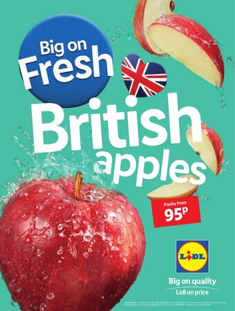 Lidl British apples offer