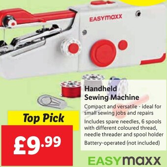 Lidl Handheld Sewing Machine offer