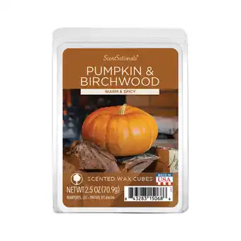 Asda Scentsationals birchwood pumpkin wax cube offer