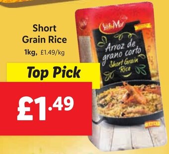 Lidl Short Grain Rice 1kg offer