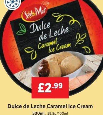 Lidl Dulce de Leche Caramel Ice Cream 500 ml offer
