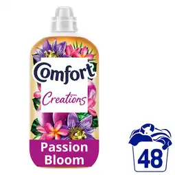 Iceland Comfort creations fabric conditioner passion bloom 48 wash 1440ml offer