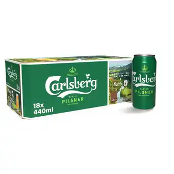 Iceland Carlsberg danish pilsner 18 x 440ml offer