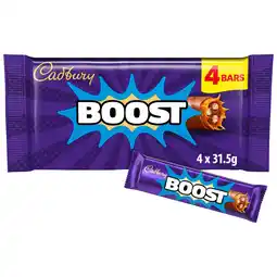 Iceland Cadbury boost bars 4 x 31.5g (126g) offer