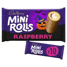 Iceland Cadbury raspberry mini rolls cakes x10 offer