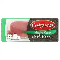 Iceland Cookstown maple cure back bacon 200g offer