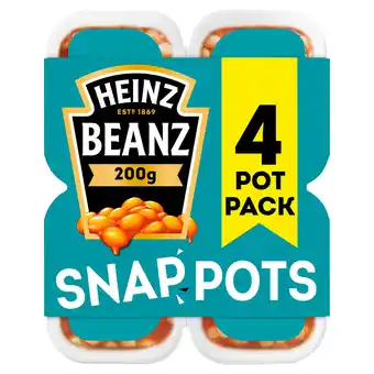 Iceland Heinz baked beanz snap pots 4 x 200g offer
