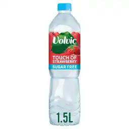 Iceland Volvic touch of fruit sugar free strawberry natural flavoured water 1.5l offer