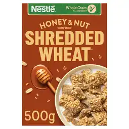 Iceland Shredded wheat honey & nut 500g offer