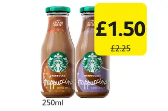 Londis Starbucks frappuccino, mocha offer
