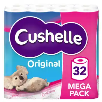 Iceland Cushelle original toilet tissue 32 rolls offer