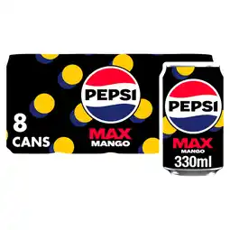 Iceland Pepsi max mango 8 x 330ml offer