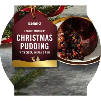 Iceland Iceland christmas pudding 100g offer