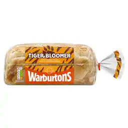 Iceland Warburtons thick slice soft tiger bloomer 600g offer