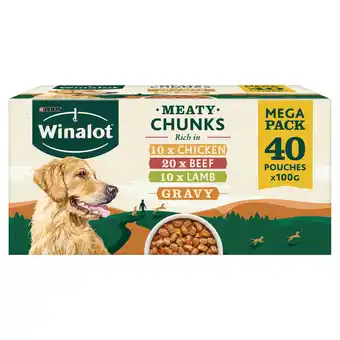 Iceland Winalot adult dog food pouch mixed in gravy 40x100g offer