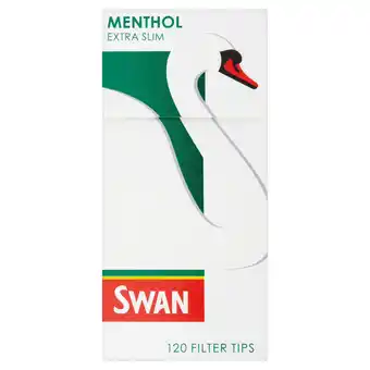 Iceland Swan menthol extra slim 120 pre cut filter tips offer